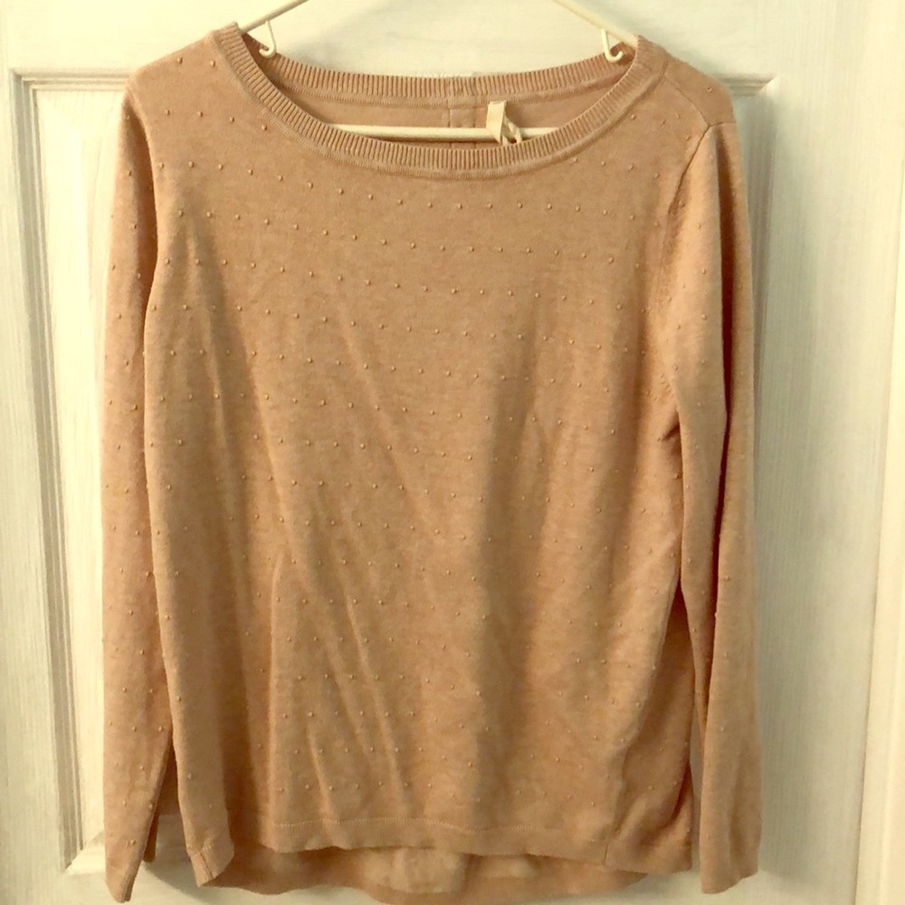 Textured Tan Sweater
